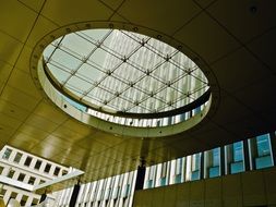 light shaft of building in Düsseldorf