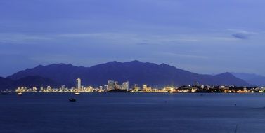 view of the city from the sea