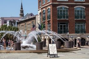 Fountain in the City