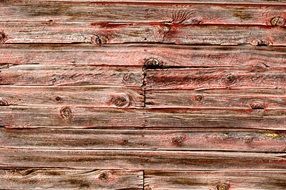 Barnwood Texture Red