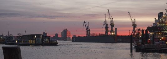 red Port Of Hamburg