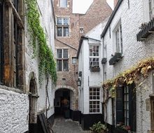 Landscape of Alley in Old town