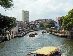 river among a city in malaysia