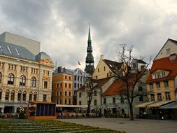 square in Riga