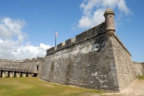 Castillo de San Sebastian on the green grass