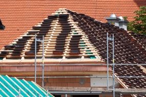 beautiful modern roof