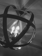 black white light bulbs