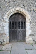 arched church entrance