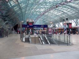 Airport interior, Germany, Frankfurt Am Main