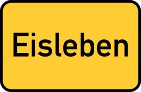 Eisleben town sign