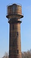 old rusty water tower