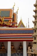 Bangkok temple decoration buddhism