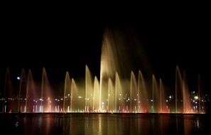 water show in the Ibirapuera park