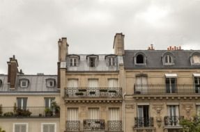 paris rooftop building