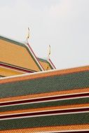 roof ornament Bangkok buddhism