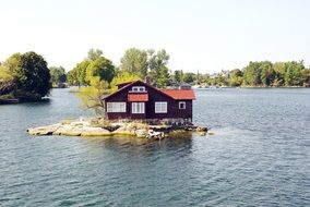 House on small Island