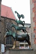 Sculpture of Bremen Town Musicians