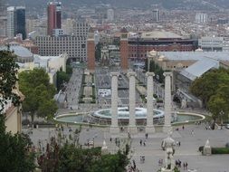 Plaza Espanya in Barcelona