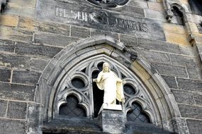church facade in Silesia