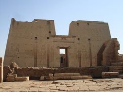 antique stone castle in Egypt
