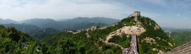 Great Wall of China, scenic landscape