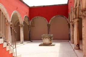 historical courtyard, Croatia, Zadar