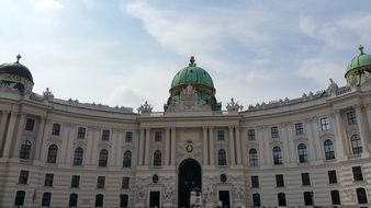 beautiful palace in Vienna