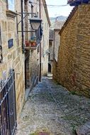 Narrow town in Lane Sos Del Rey Catolico