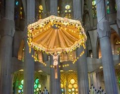 sagrada familia cathedral interior