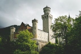 majestic hohenschwangau castle in Bavaria