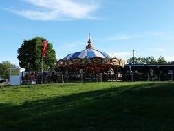 amusement park in summertime, baltimore