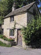 cottage in bibury village in england