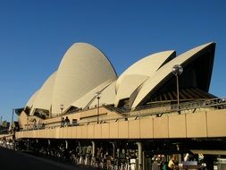 Sydney opera house in Australia closer view