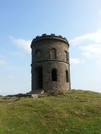 Landmark of the tower on the hill