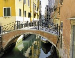 Rio Bridge Channel Venice