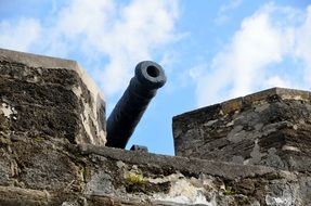 cannon on the old fortress