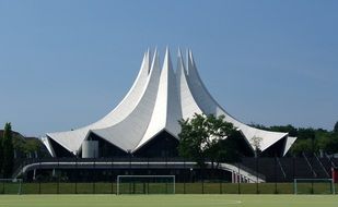 landscape of concert hall Tempodrom in Berlin