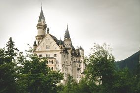 castle hohenschwangau in bavaria