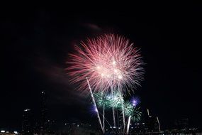 international fireworks festival in Seoul