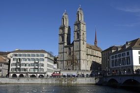 church tower in zurich