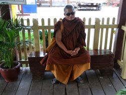 Monk Waiting