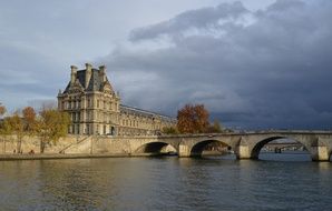 Bridge over Seine river in Paris