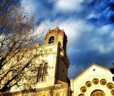 church building on the square