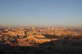 The beautiful Holy City of Jerusalem