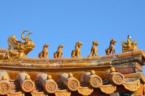 China Pekin forbidden city architecture