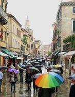 rain in venice