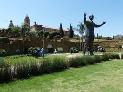 statue of nelson mandela in pretoria