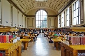 Hall of the library