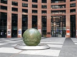 Entrance of European Parliament