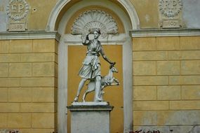 The Goddess Diana statue
